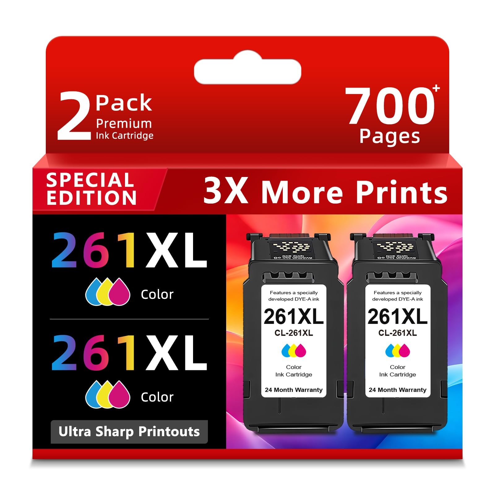 Ankink Compatible Ink Cartridge Replacement for Canon 261XL CL 261 CL261 XL |...