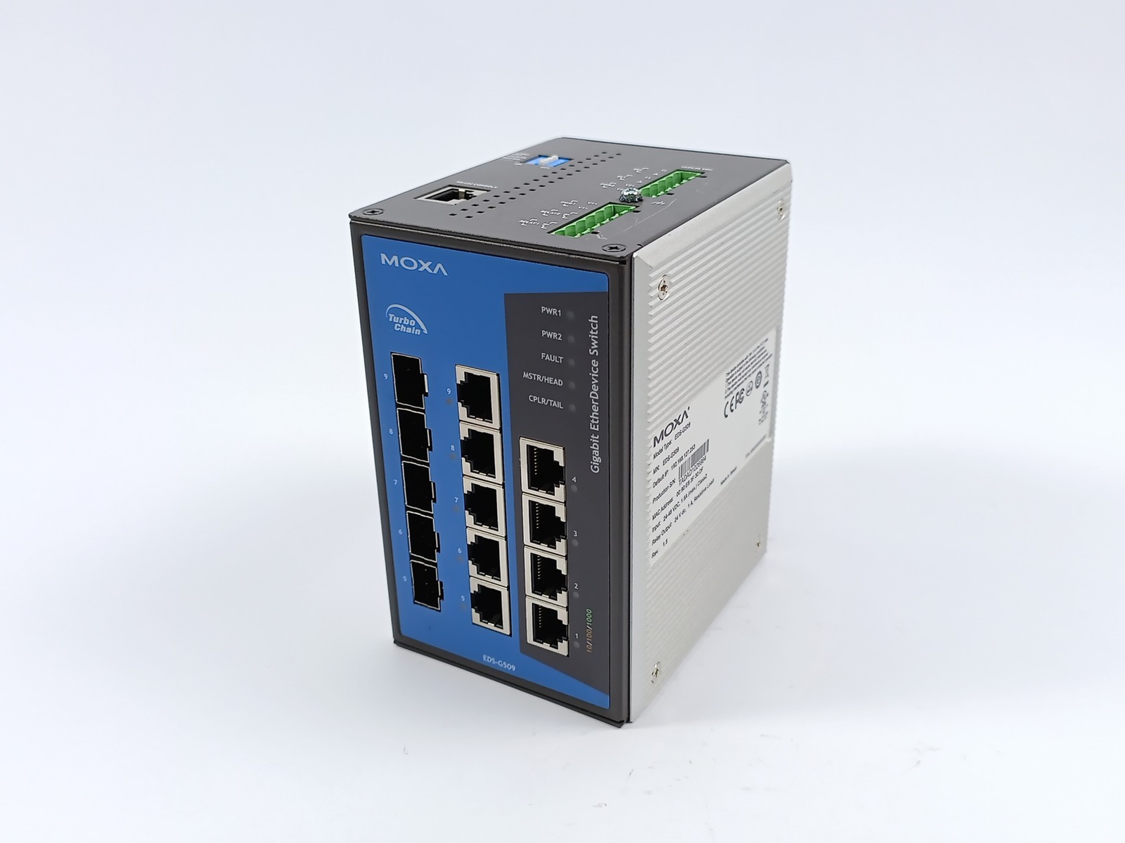 Moxa Eds-G509 Gigabit Etherdevice Switch, Layer 2 Managed Switch