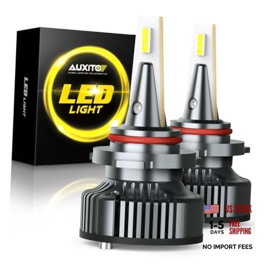 9005 Bulbs, 80,000LM 15X Super Output, 6500K Cool White, Long 9005/HB3