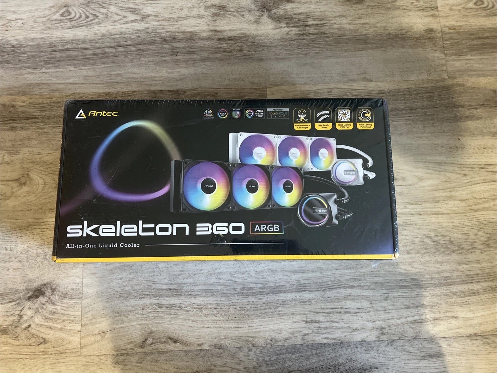 Antec Skeleton 360 ARGB Liquid CPU Cooler, 360mm Radiator, 3 x 120mm PWM ARGB Fa