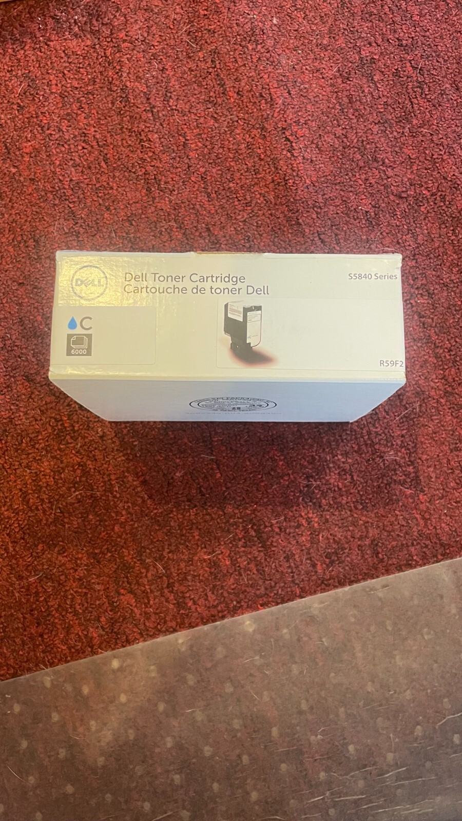 New OEM Genuine Dell R59F2 Cyan Toner Cartridge S5840 Series 6000 Pages