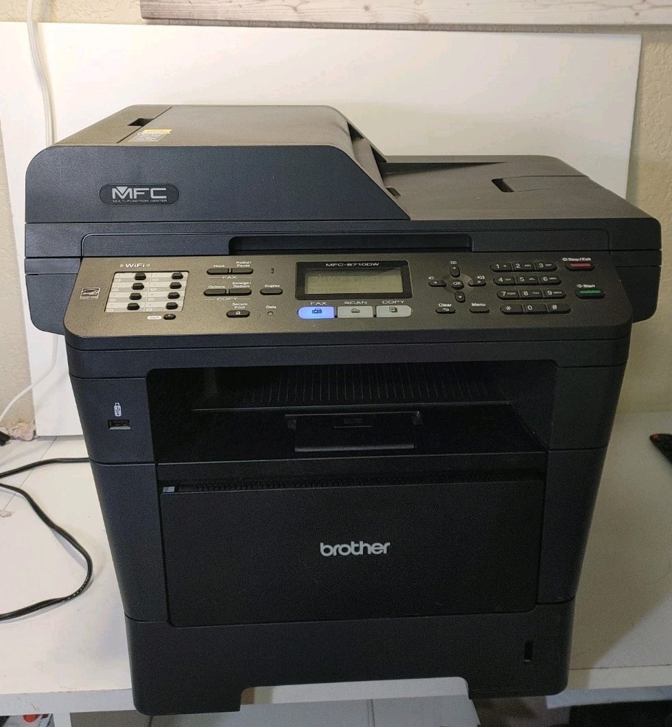 Brother Network Printer All-In-One MFC-8710DW.  Page Count: 33k TESTED