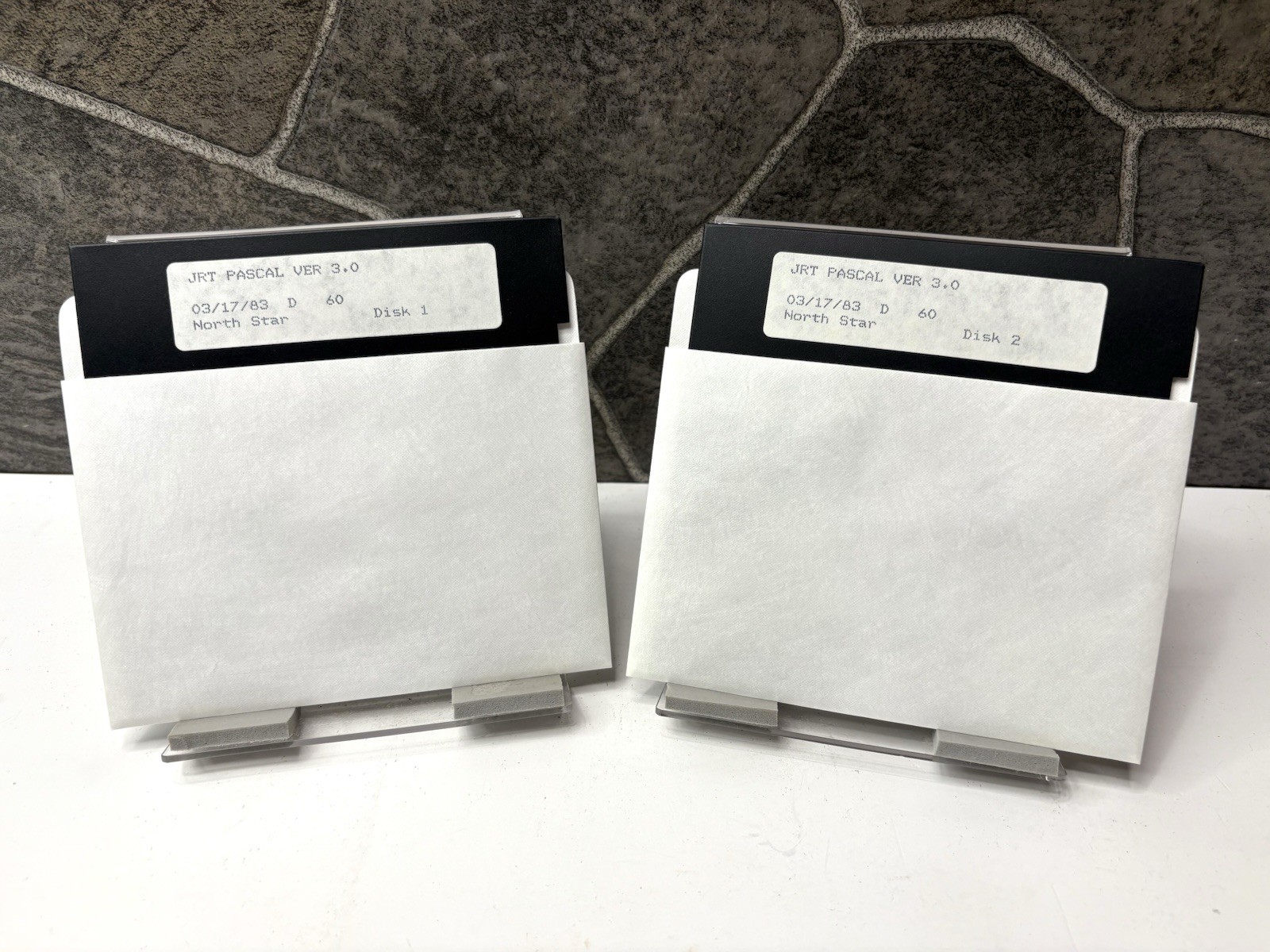 North Star JRT Pascal Version 3 - 5.25 Disk Floppies - 1983 Vintage