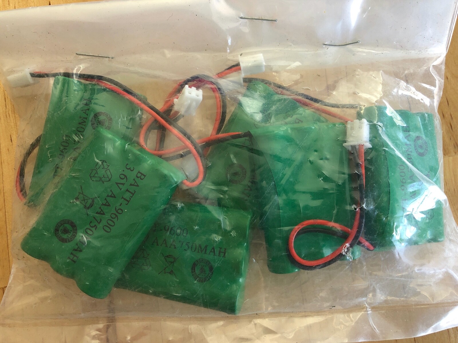 Lot of 6 - BATT-9600 Replacement Battery 3.6V AAA 750mAh New
