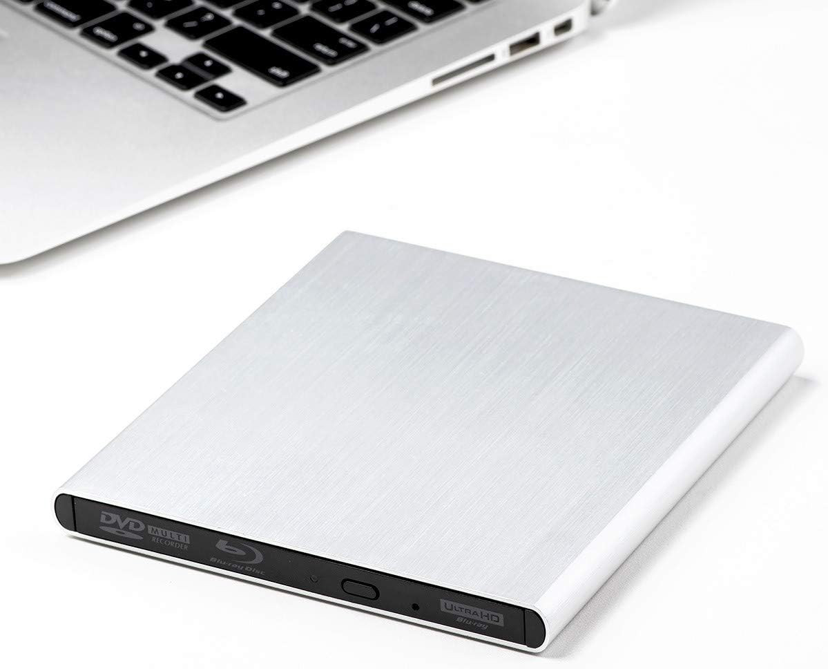 Archgon Premium Aluminum External USB 3.0 UHD 4K Blu-Ray Writer Super Drive for
