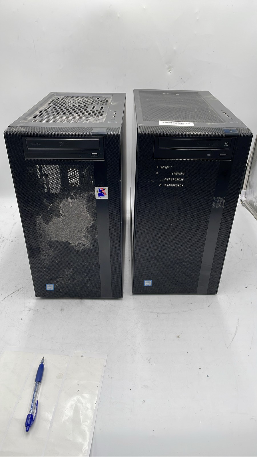 Custom PC Intel Core i3 9th Gen Processor Cooler Master Case Unit Lot of 2