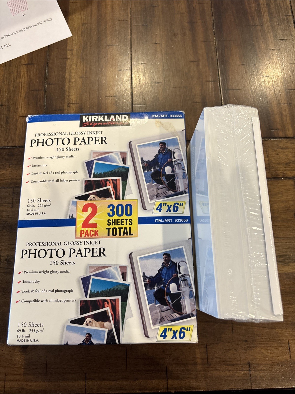 New Kirkland Professional Glossy Inkjet Photo Paper 4"x6" 450 Sheets  New
