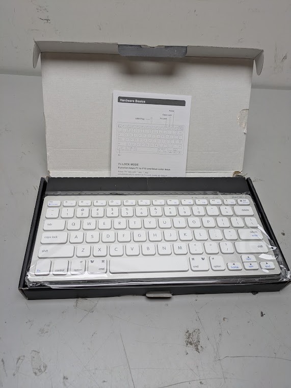 Macally Slimkeyca Compact 78 Switch Keys Wired Keyboard for Mac and Windows