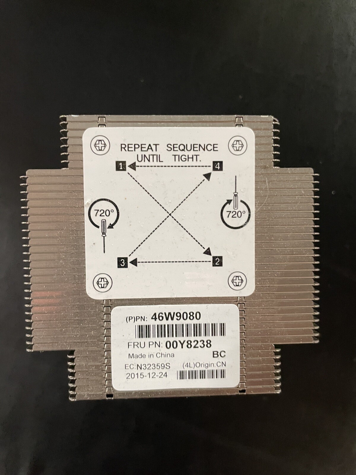 Lenovo IBM 46W9080 00Y8238 x3100 M5 CPU Heatsink