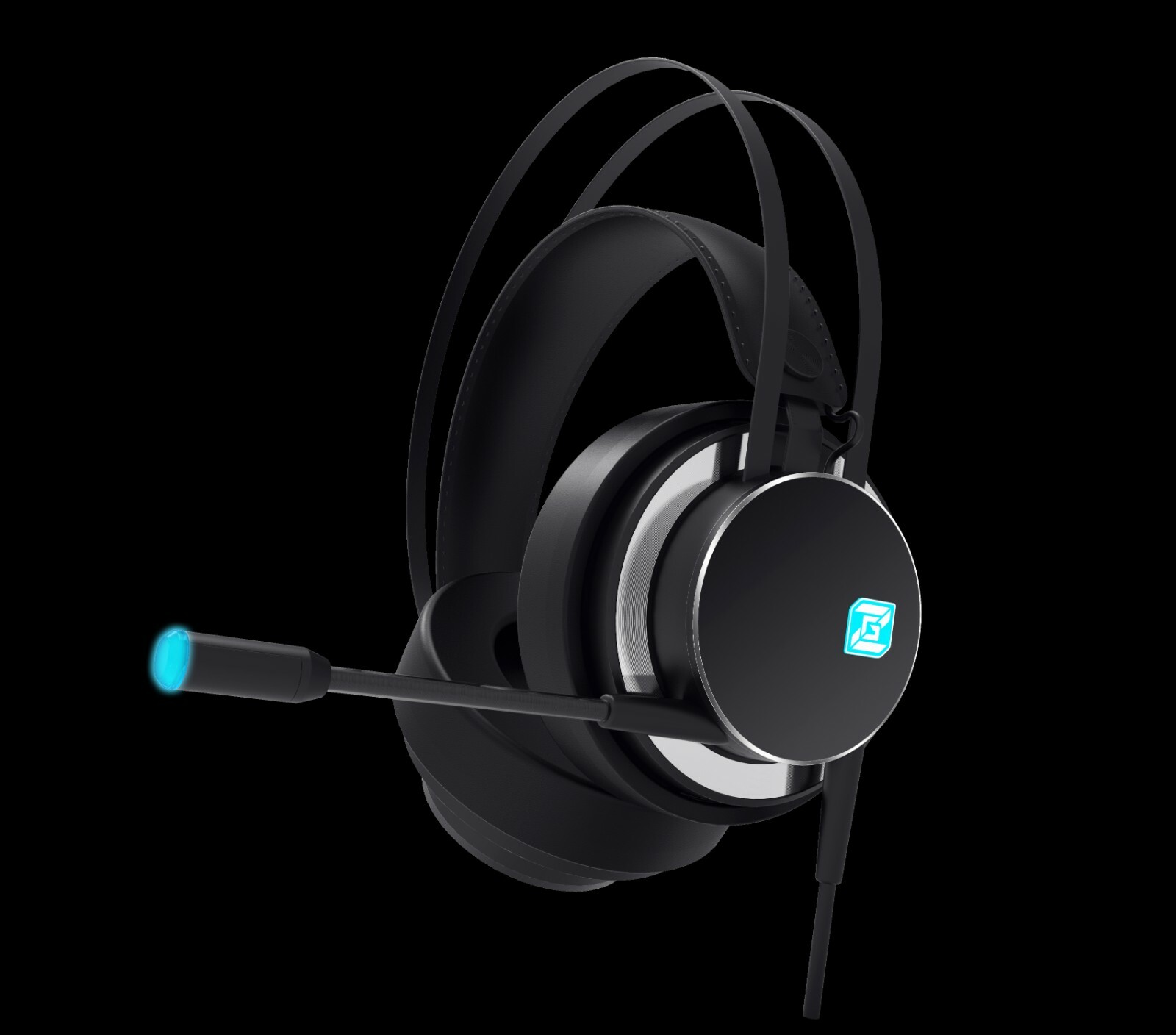 7.1 Virtual Surround Sound Blue Lights Gaming Headset ZIDLI ZH17 for PS4/PC