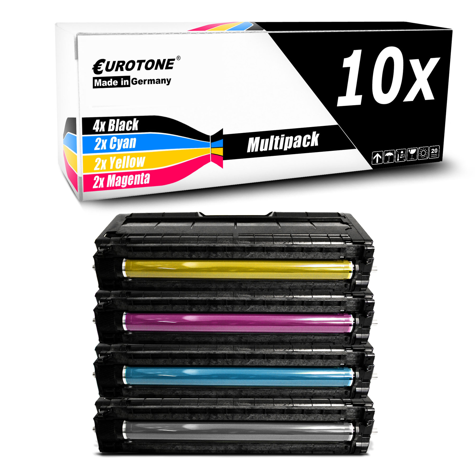 10X Eurotone Cartridge For Kyocera FS-C-1020-MFP