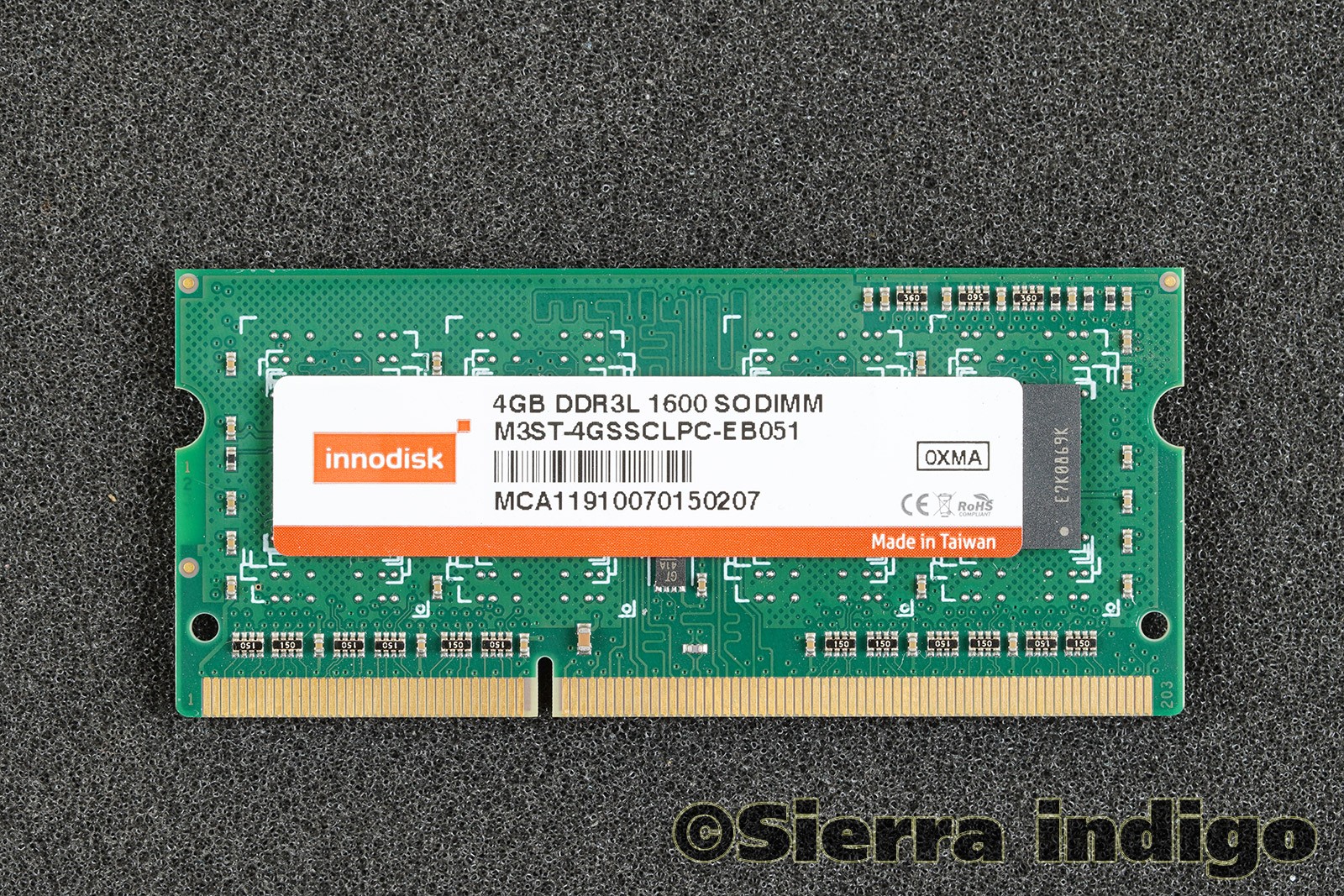 innodisk M3ST-4GSSCLPC-EB051 4GB DDR3L 1600 SODIMM Memory RAM