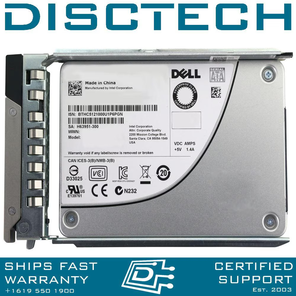 Dell 345-BGRC 3.2TB SAS 12Gbps 2.5 Inch Mixed Use SSD For Poweredge R750
