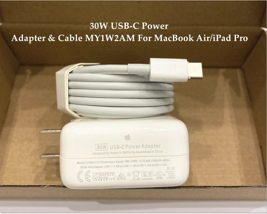 Genuine 140W/96W/87W/67W/61W/30W USB-C Power Adapter For Apple MacBook Air/Pro