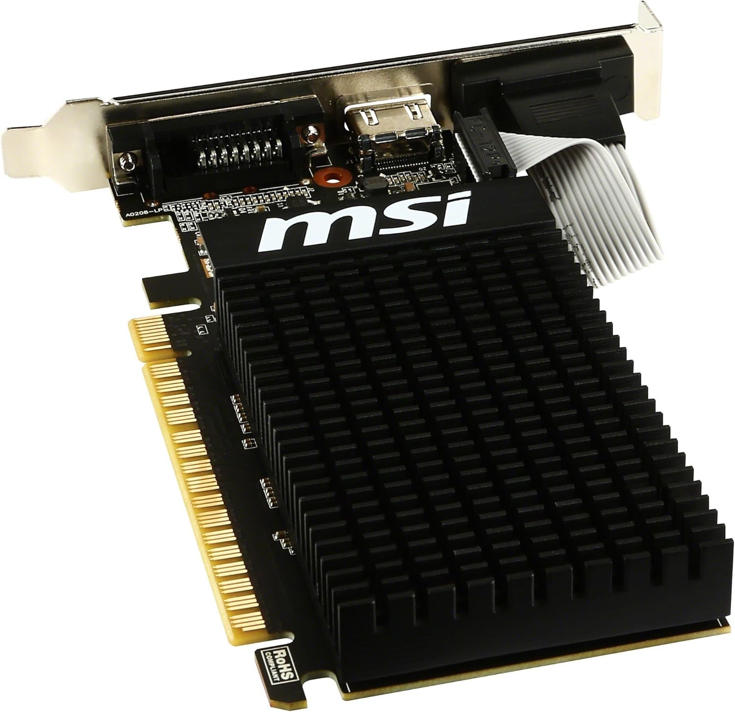 MSI GT 710 Low Profile 1GB GT-710-1GD3H-LP Graphics Card GPU Tested