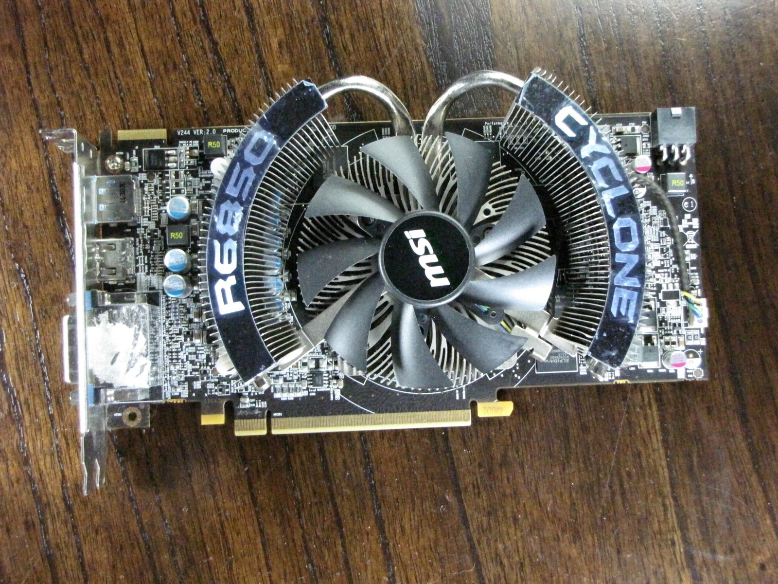 MSI R6850 CYCLONE PE/OC "POWER EDITION" IGD5 1084 MHZ GRAPHICS CARD