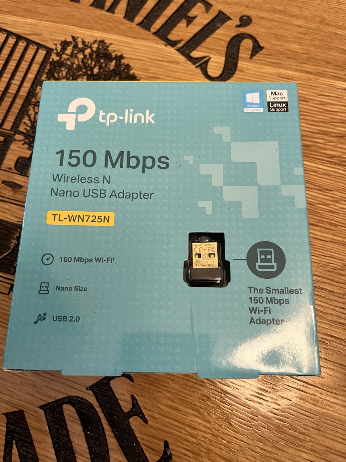 TP-Link TL-WN725N (US)  150Mbps Wireless N USB Adapter - Brand New