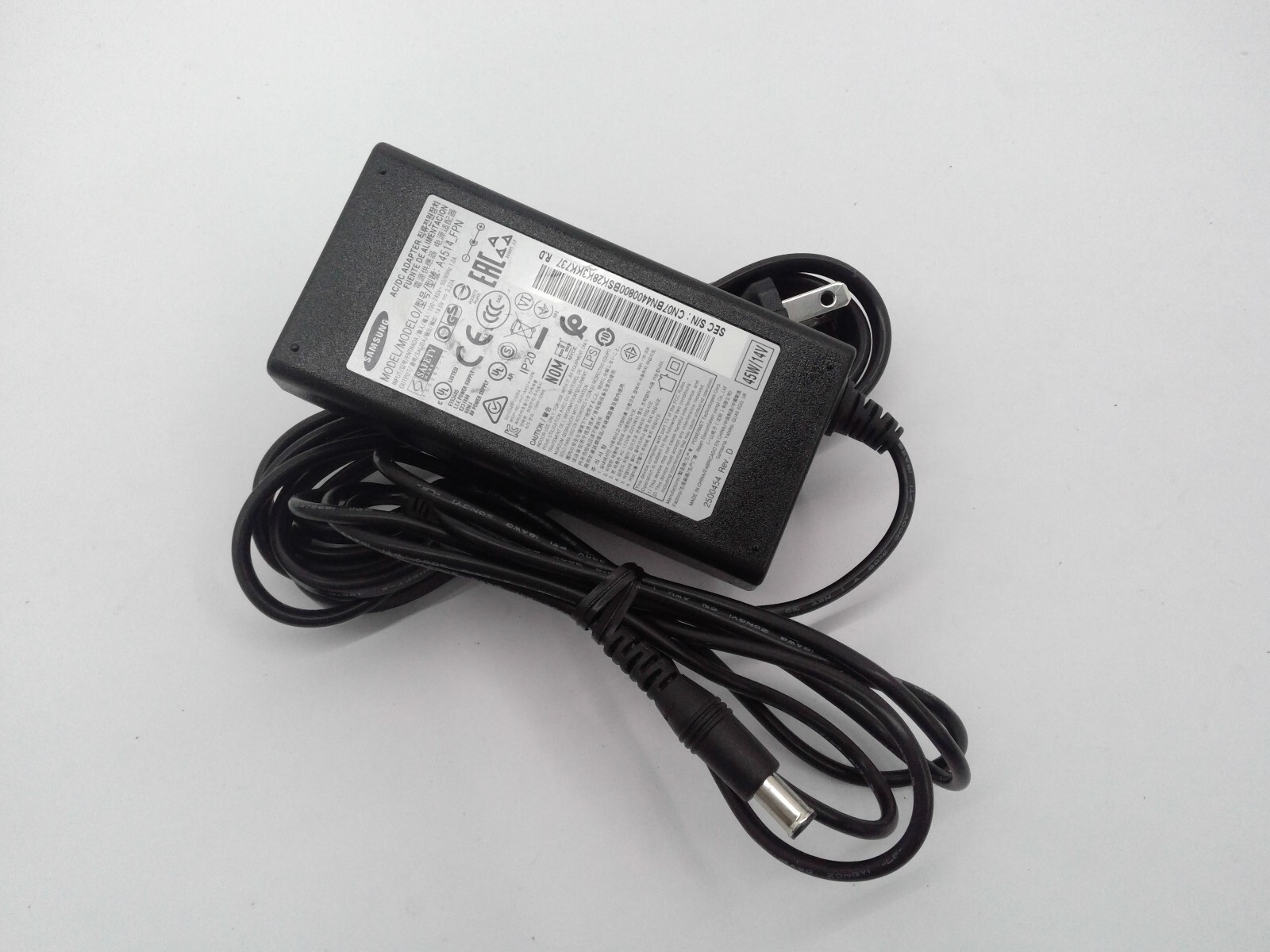 ORIGINAL SAMSUNG 45W 14V 3.2A AC POWER ADAPTER SUPPLY A4514_FPN - 
