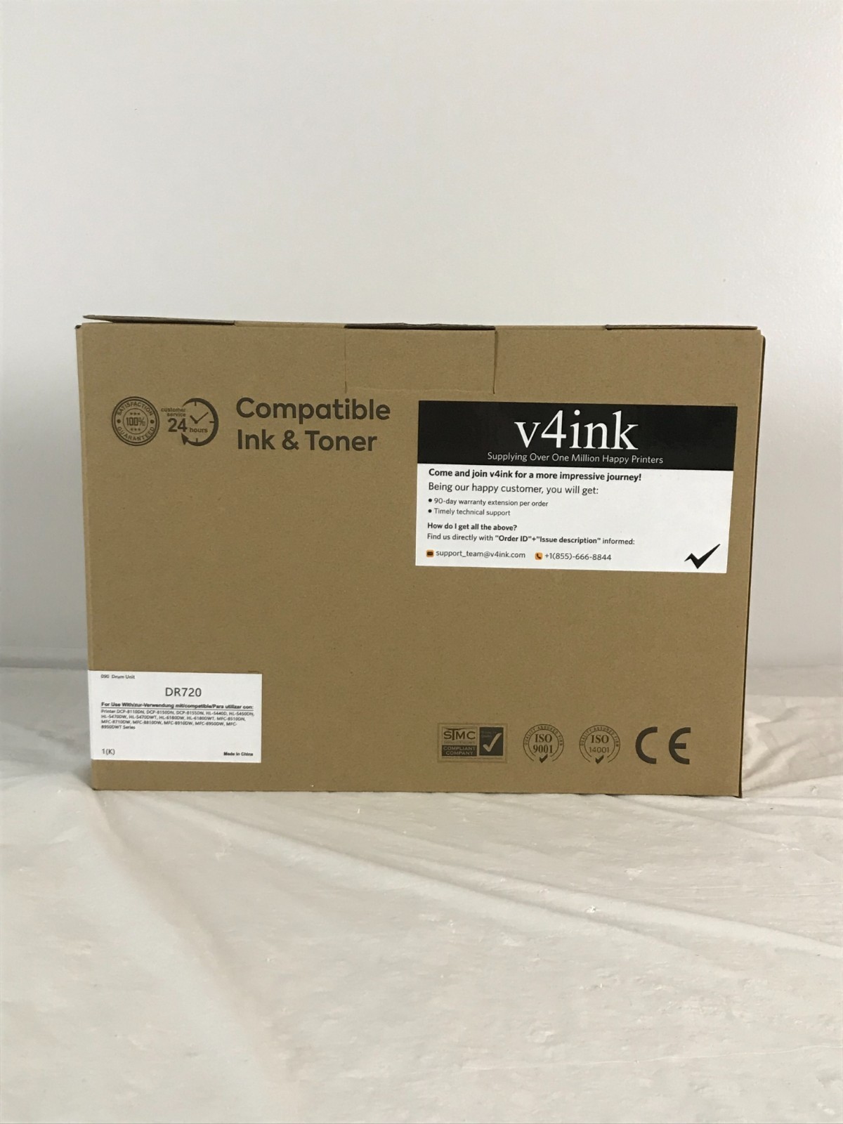 v4ink DR720 NB-DR-720-NR01 Black Ink Toner Cartridge - NIB - Expiration 10/2025