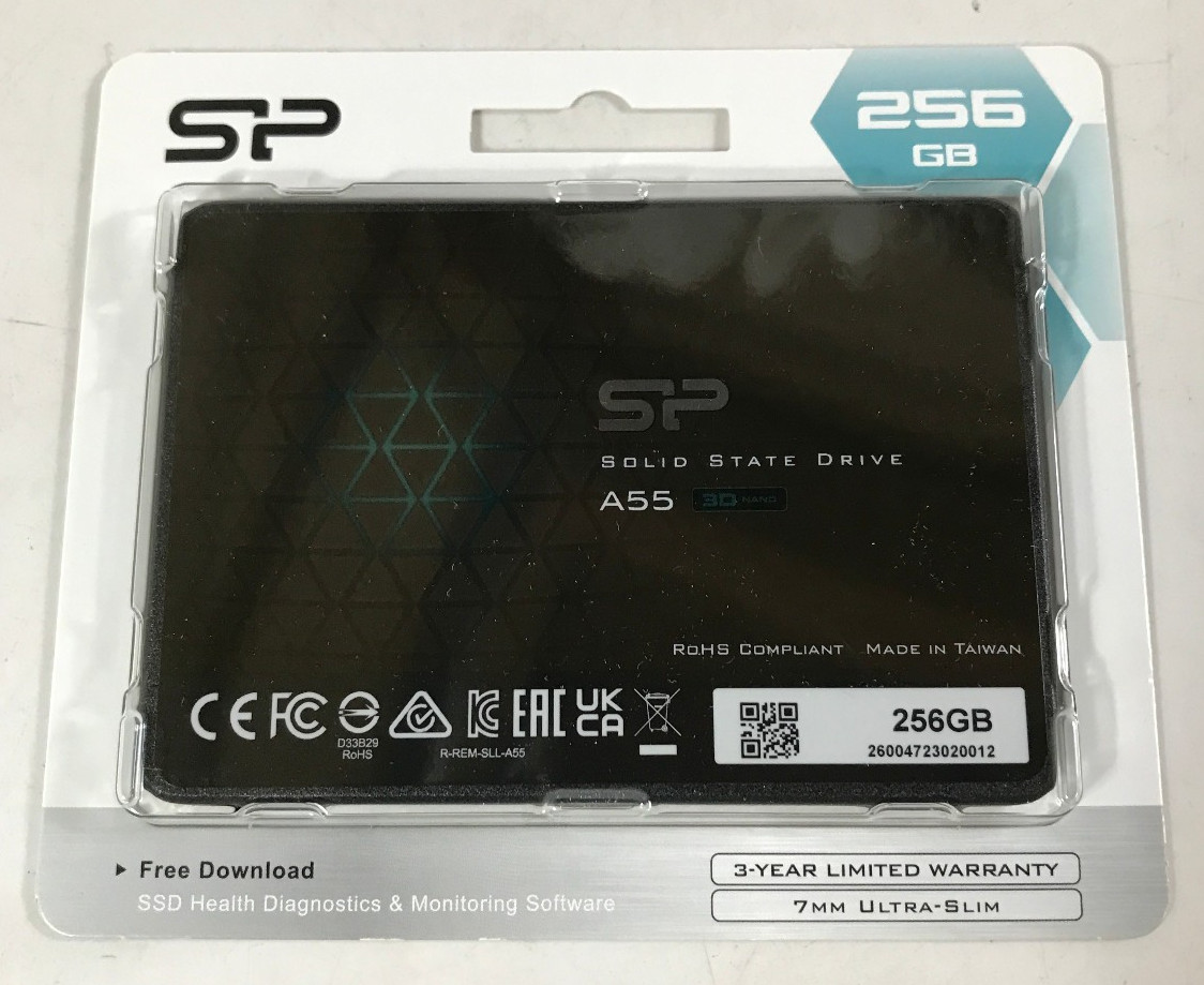 Silicon Power 256GB SSD 3D NAND A55 SATA III 2.5" Internal Solid State Drive
