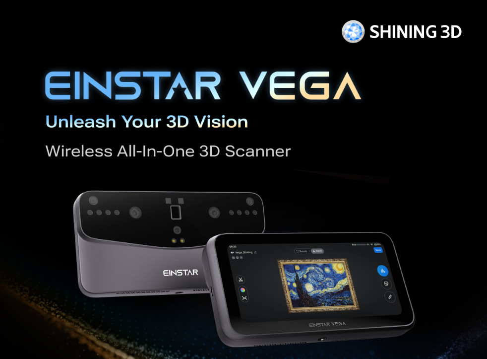 Einstar VEGA Handheld Wireless 3D Scanner 6.4 inch 2K AMOLED Build-in Computing
