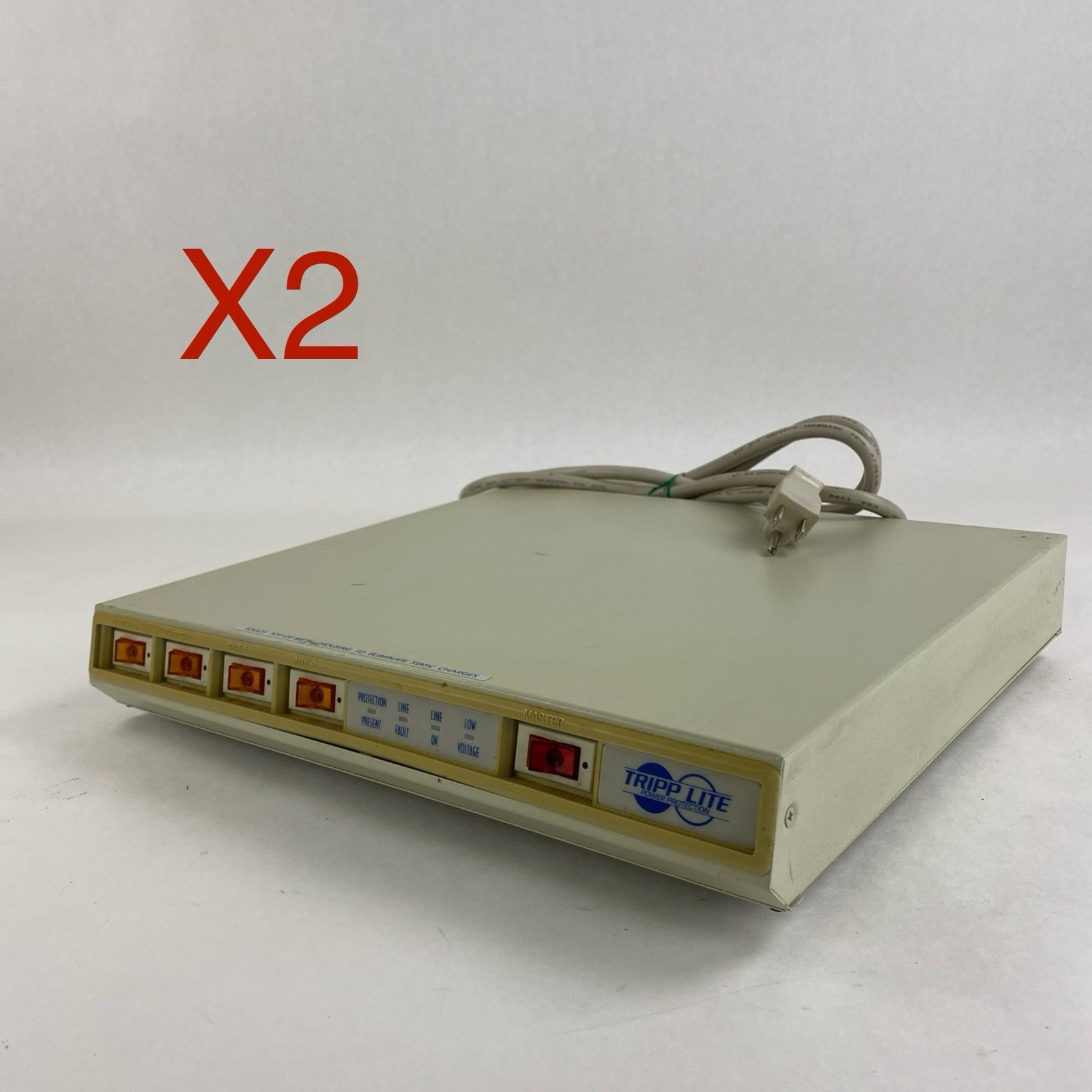 Tripplite CCI 6-12 Transient Voltage Surge Suppressor 120V 15A lot of 2