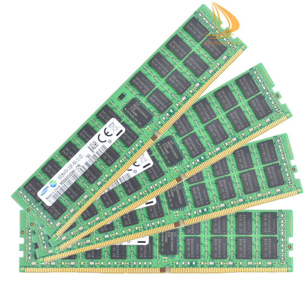 Samsung 4x 16GB 2RX4 PC4-2133P DDR4 2133Mhz PC4-17000 ECC REG Server Memory RAM