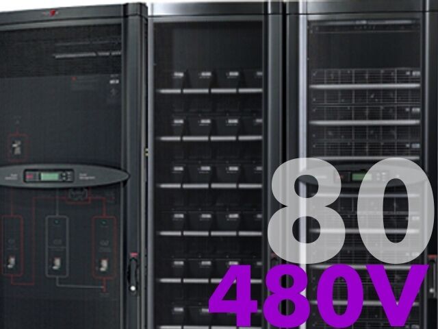 sypx80p4~ APC Symmetra PX 480v 80000va UPS 480v SY80K80F+0G  w/StartUP 2yr Warr