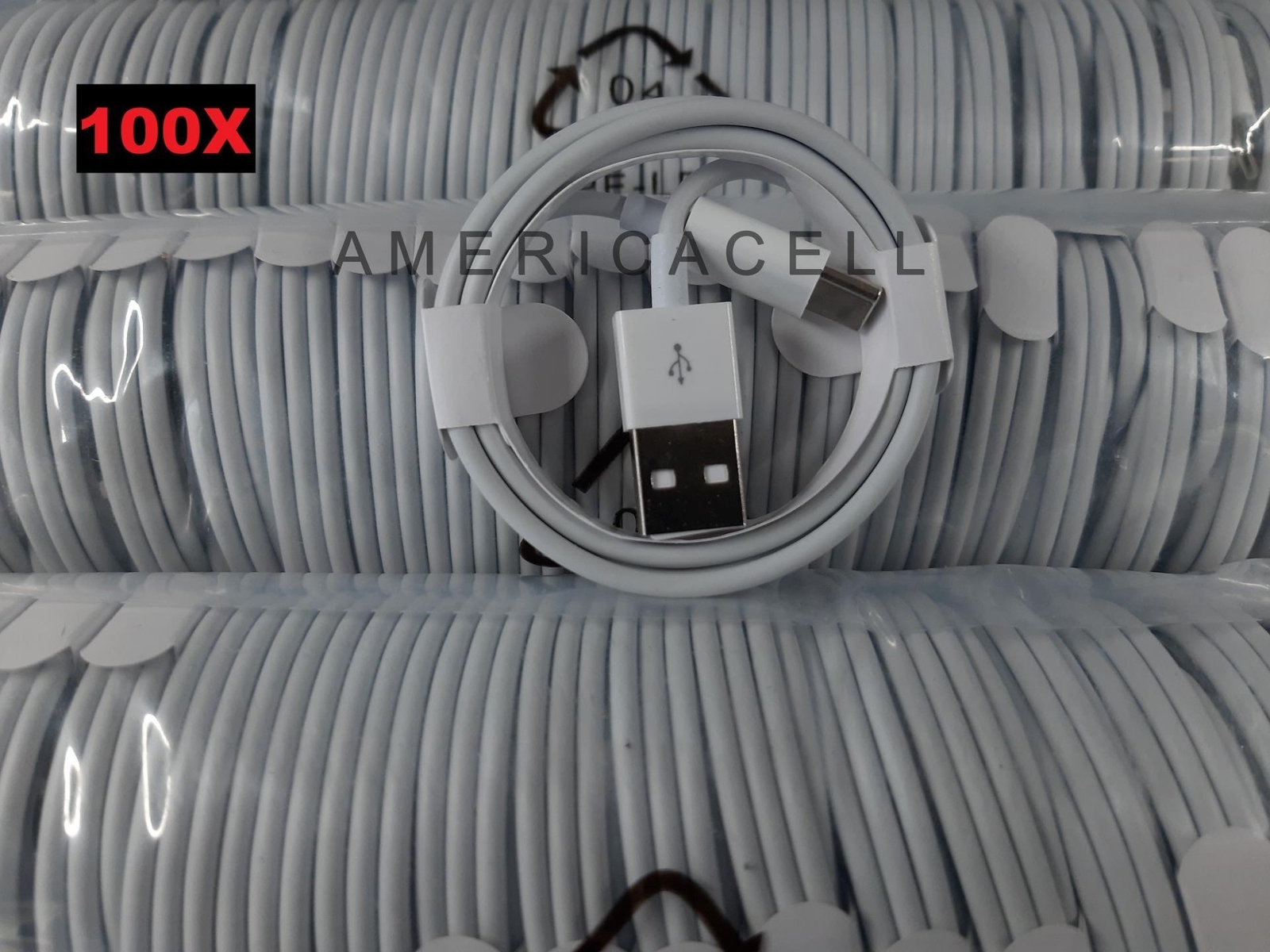 100X 3ft USB Type C Data Cable 5A USB-A to USB-C Fast Charging Charger Cord