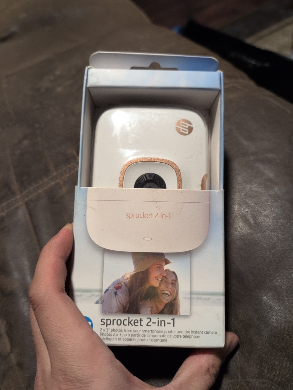 NEW IN BOX HP SPROCKET 2-IN-1 SMARTPHONE PRINTER+ INSTANT CAMERA PHOTO WHITE
