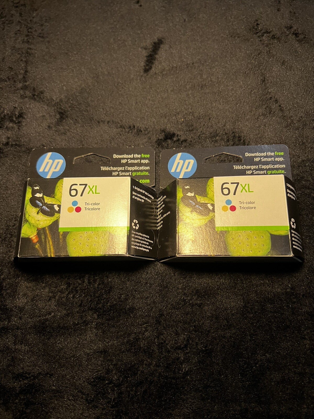 HP 67XL Ink Cartridges - Tri-color 3YM58AN Set Of 2, New Unopened Boxes.