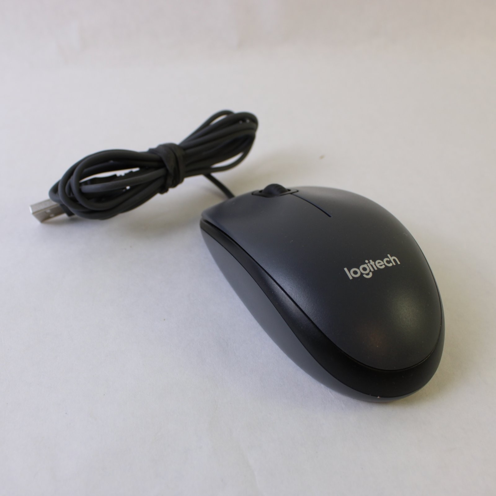 Logitech Grey Black Mouse M-U0026 Untested As Is