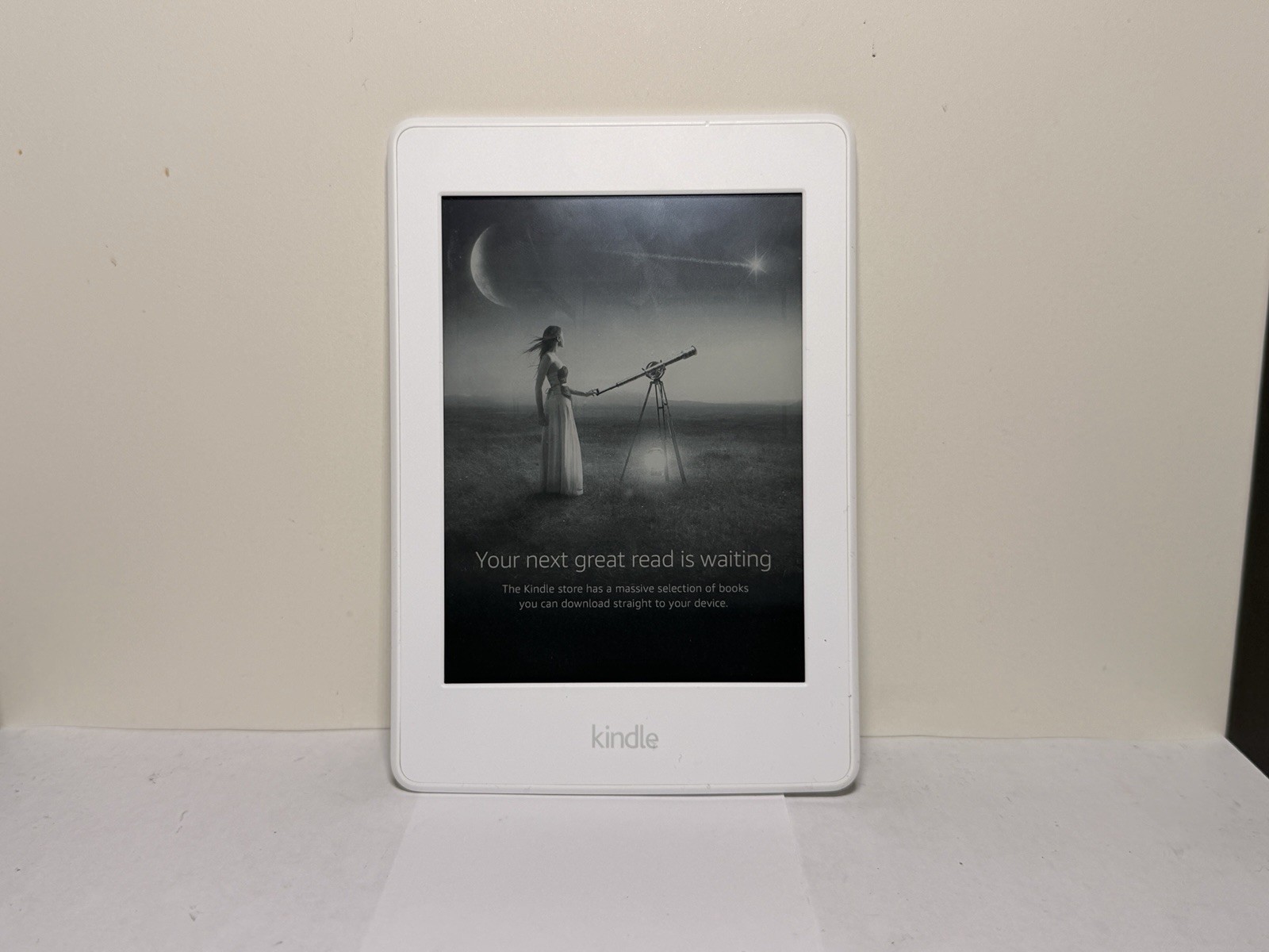 Amazon Kindle DP75SDI Paperwhite White 7 gen 6" 4GB Wifi eReader Tablet Works