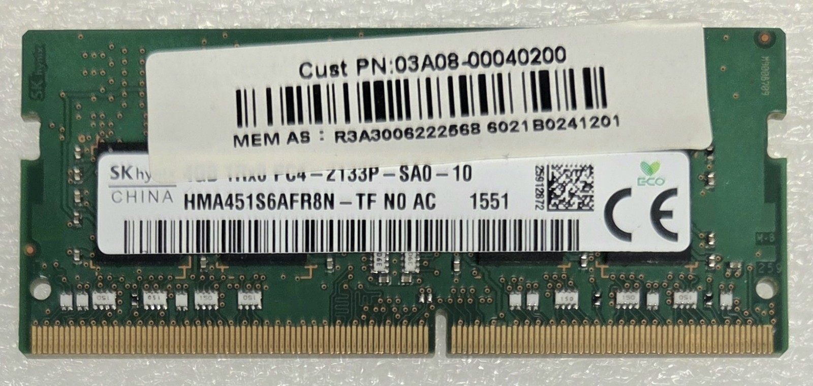 ASUS Genuine SK Hynix 4GB DDR4 PC4-2133P HMA451S6AFR8N-TF SoDimm 03A08-00040200