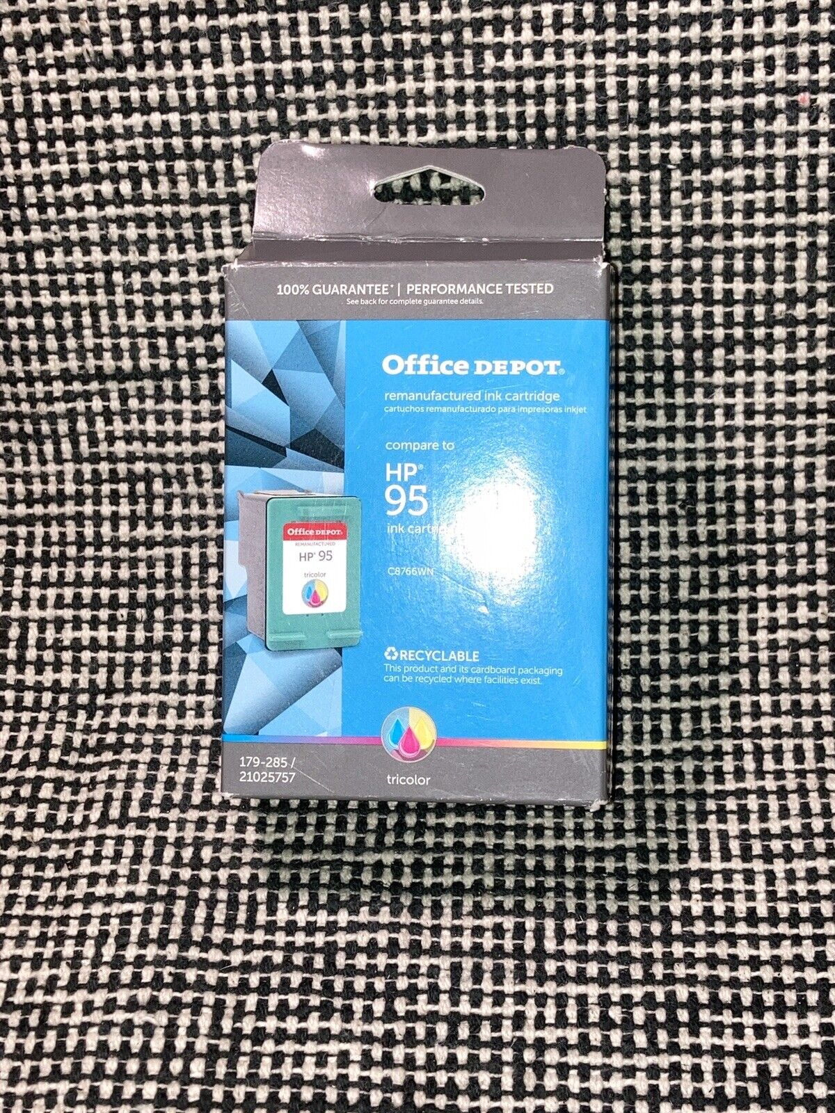 HP 95 Tricolor Office Depot Brand  Remanufactured Ink Cartridge Replacement NOB