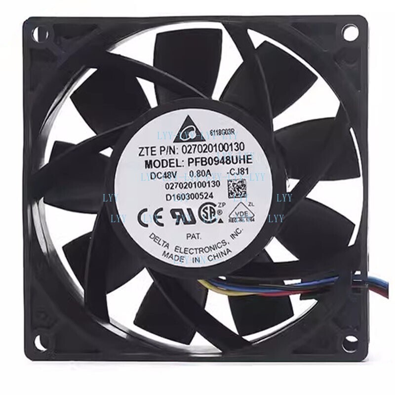 Delta PFB0948UHE DC48V 0.8A 9CM Inverter Cooling Fan