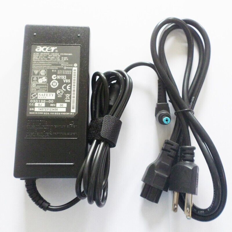 90W Genuine Notebook Ac Adapter Cord For Acer PA-1900-24 PA-1900-34 HP-A0904A3
