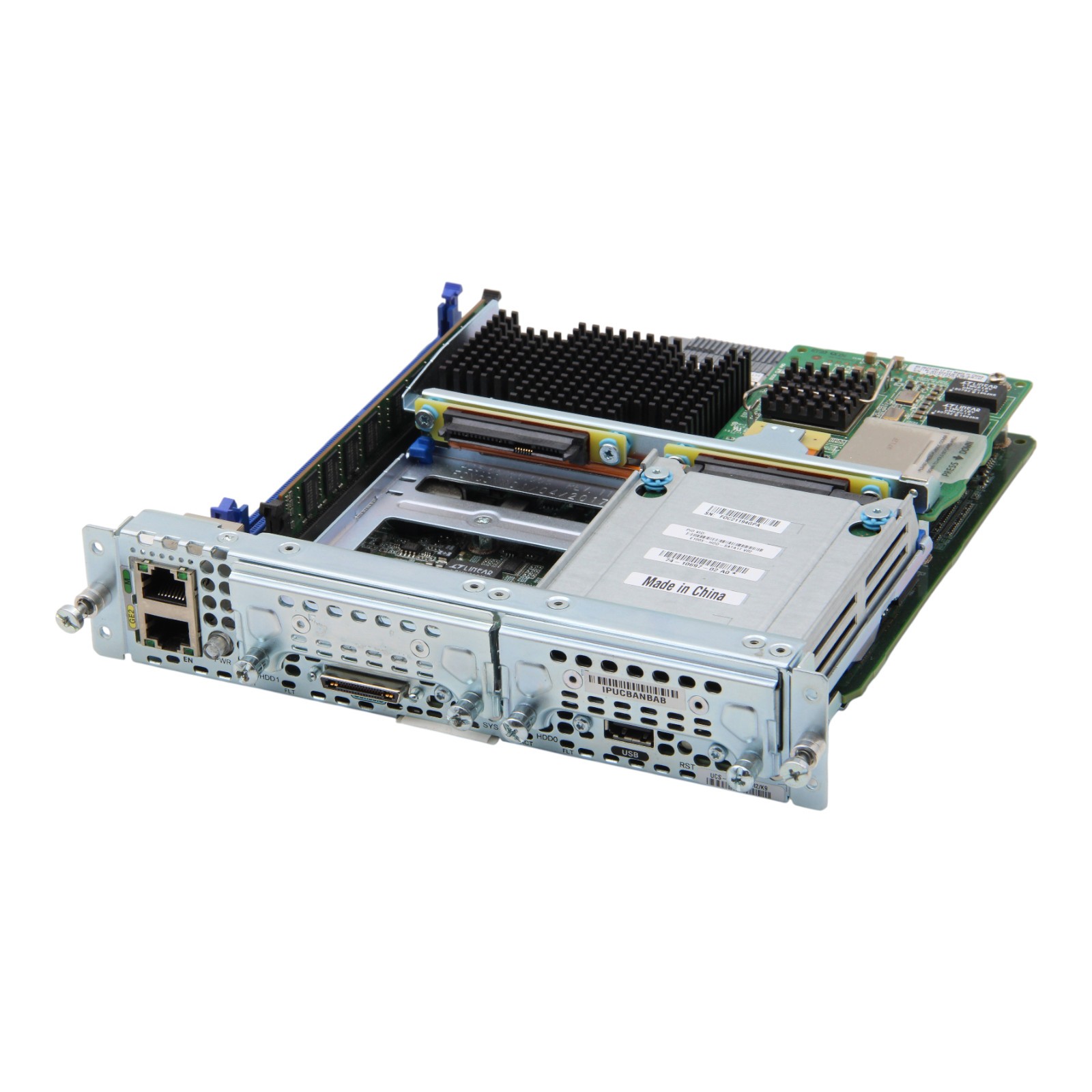 Cisco UCS-E140S-M2-K9 Module 8GB 15-13877-02 74-10697-02 A0 1x 1TB SATA HDD