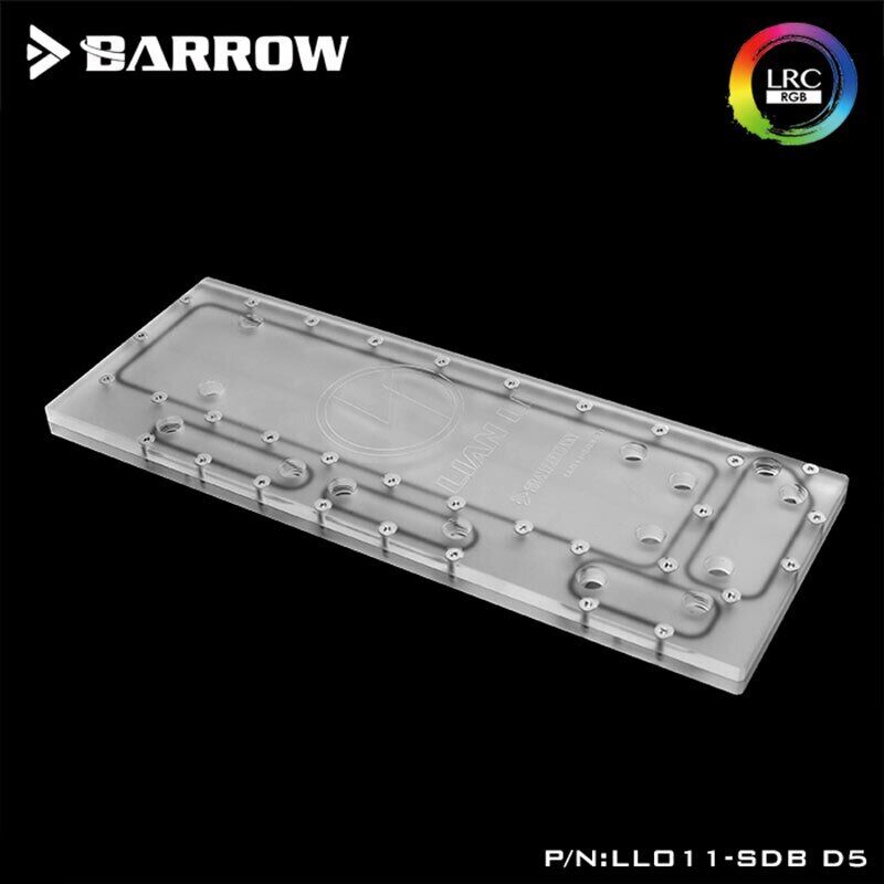 Barrow LLO11-SDB D5 Acrylic Board Distro Plate For Lian Li PC-O11 Dynamic Case