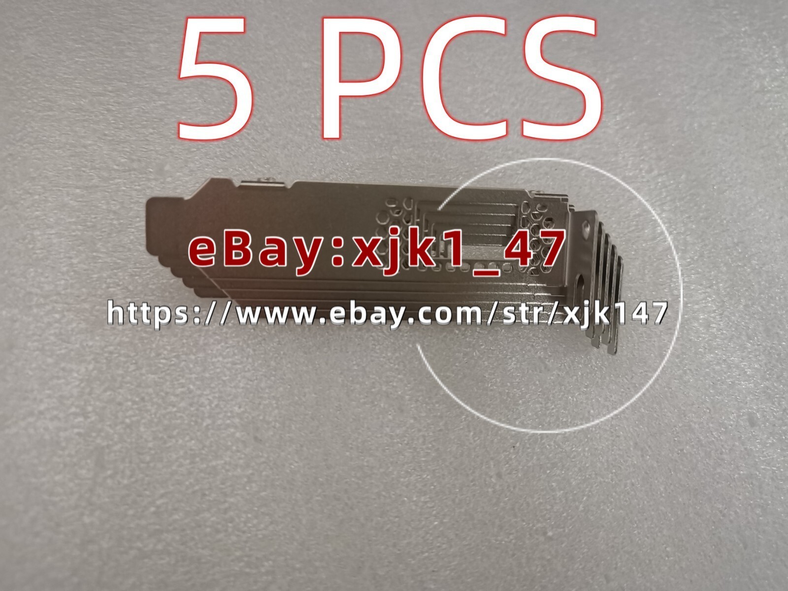 5PCS Low Profilet Bracket for Mellanox MCX415A MCX515A MCX455A MCX555A