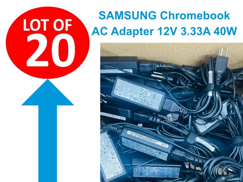 Lot of 20 SAMSUNG AD-4012NHF A12-040N1A Charger AC Adapter 12V 3.33A 40W