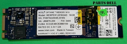 Dell Intel Optane M10 16 GB M.2 Solid Drive - 6 Gbps 4TJ55