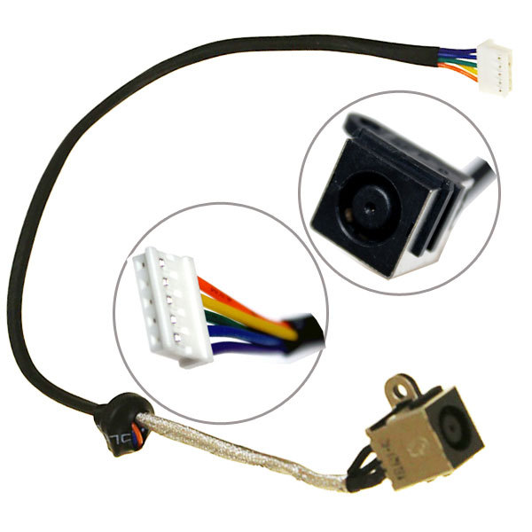 AC DC Power Jack Socket Cable Harness For Dell Vostro 3450 Inspiron N4110 Series