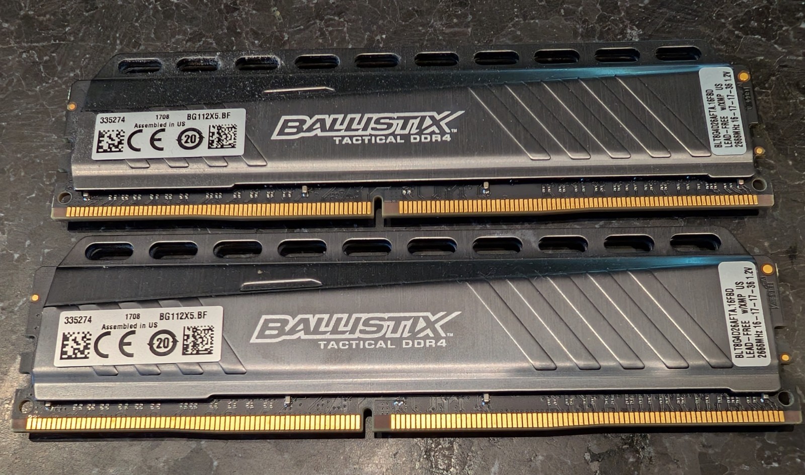 Crucial Ballistix Tactical DDR4-2666 2 x 8GB (16GB Total)
