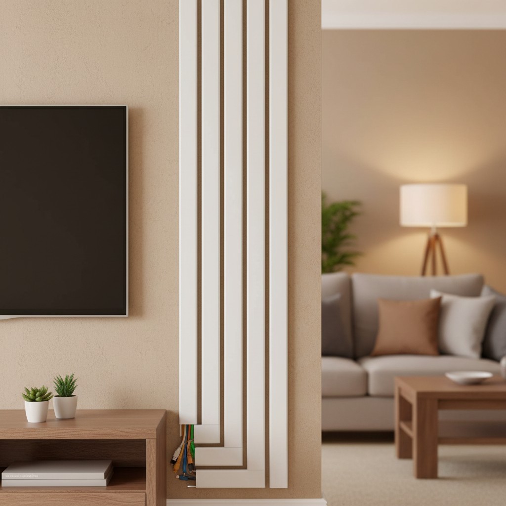 Upgrade Your Space with 62.8in UL94 V-0 Rated Cord Covers for Cable Management