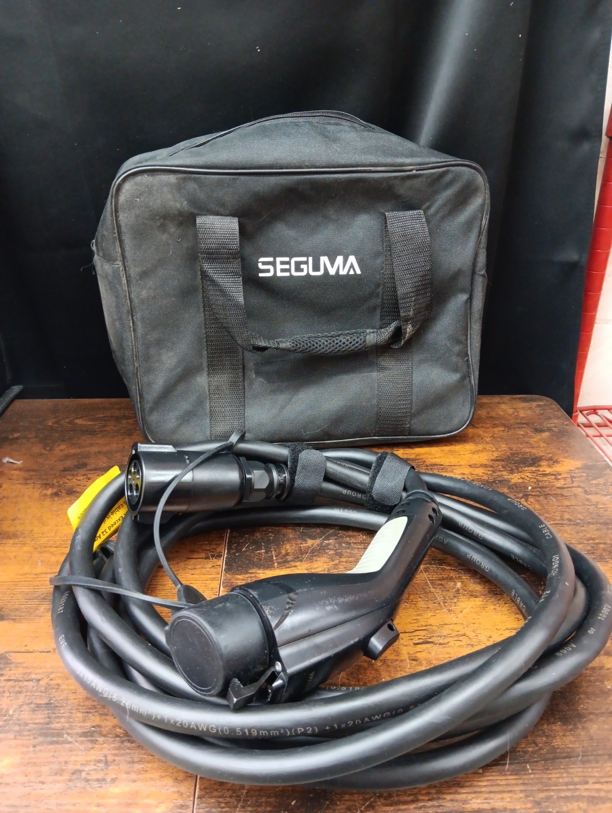SEGUMA J1772 EV Charger Extension Cable, 40A 21FT Level 1/2 Extension Cord21FT