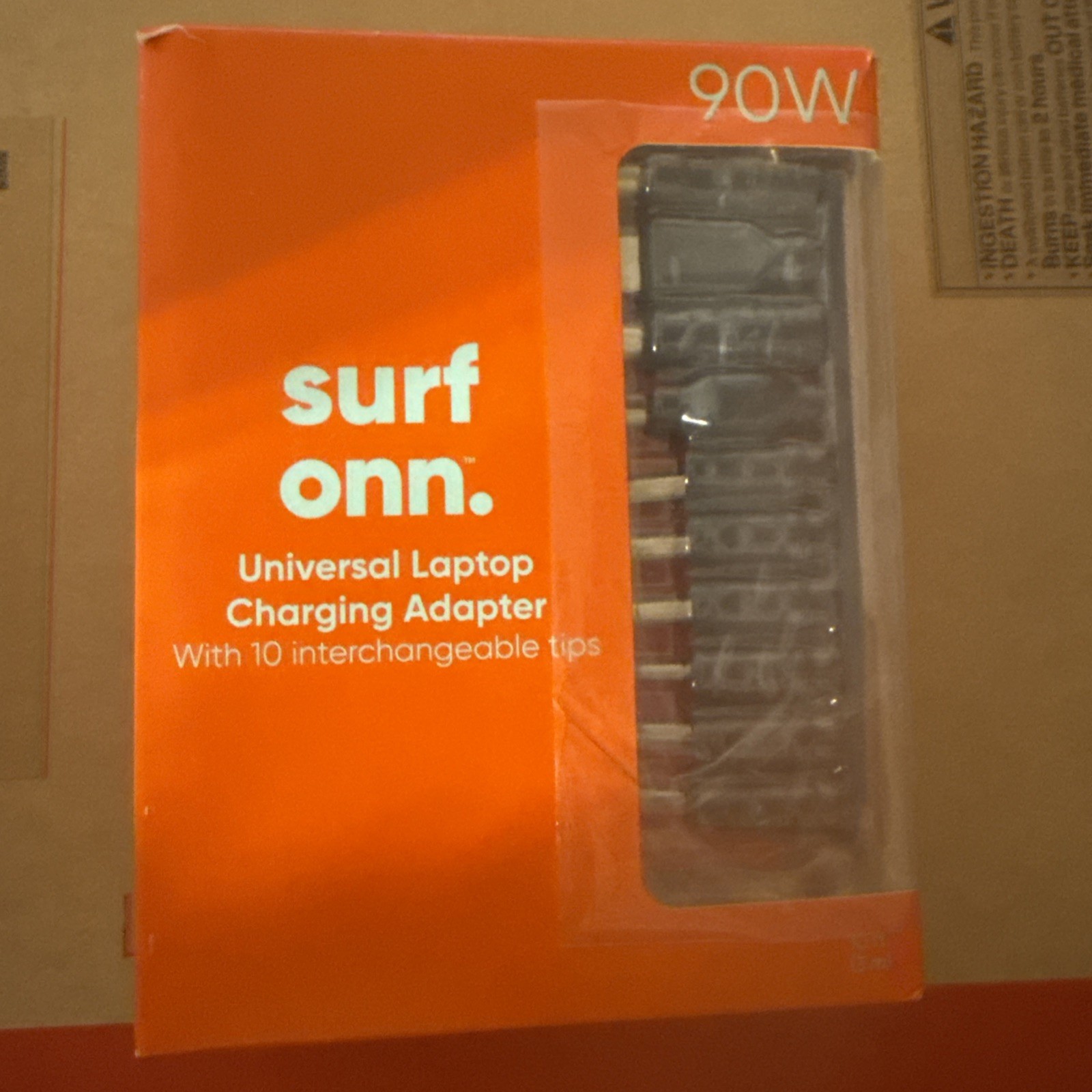 Surf Onn 90W Universal Laptop Charging Adapter with 10 Tips New Open Box Onn.