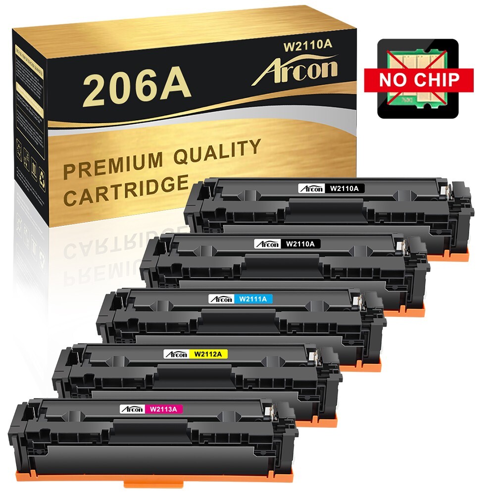 206A 206X Toner Set For HP Color Laserjet Pro MFP M283fdw M283cdw M255dw Lot