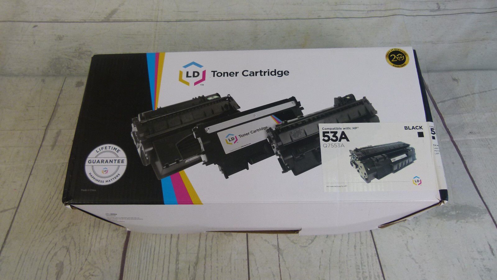 LD Q7553A 53A Black Toner Cartridge for HP Printer