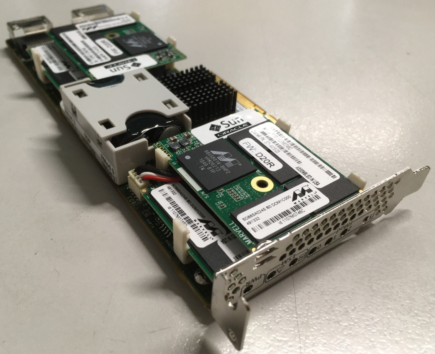 Sun Oracle 541-3731-08 PCI-E 96GB Flash Accelerator RAID Card 371-4415-03